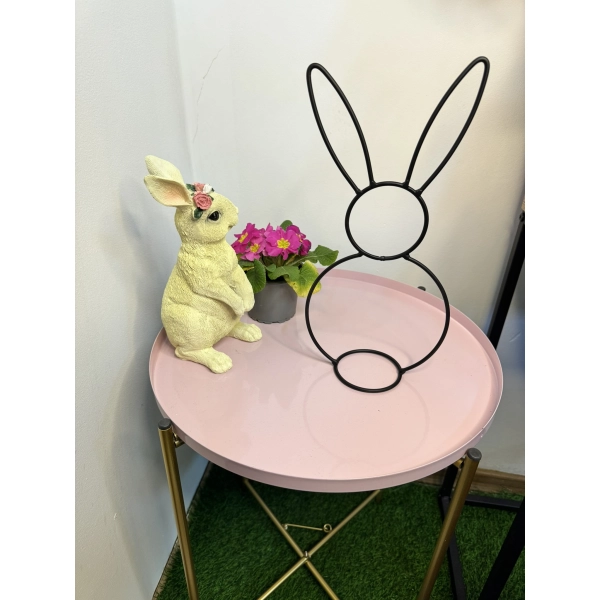 Zając wyjątkowy Królik Wielkanoc Loft ozdoba figurka duży 30cm Zajączek